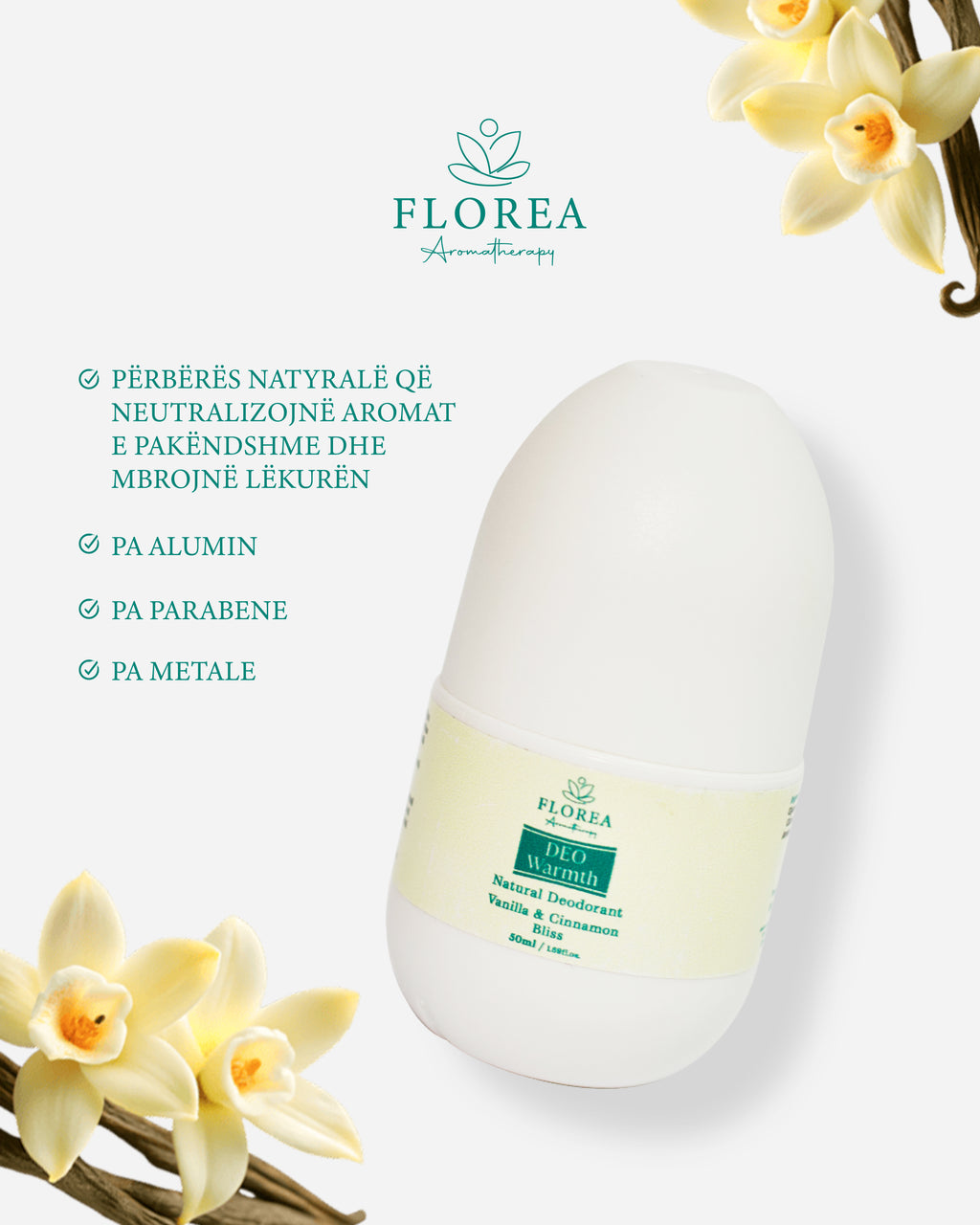Deodorant Natyral – Kanellë & Vanilje