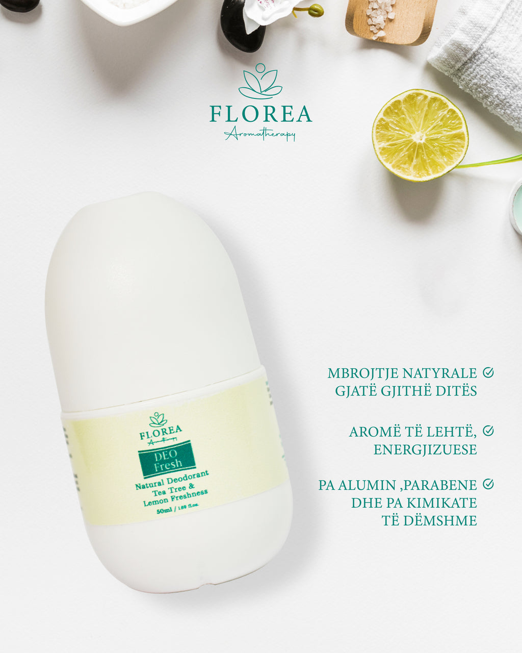 Deodorant Natyral – Tea Tree & Limon